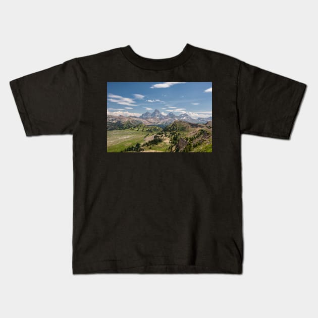 Different View of Tetons Kids T-Shirt by StacyWhite